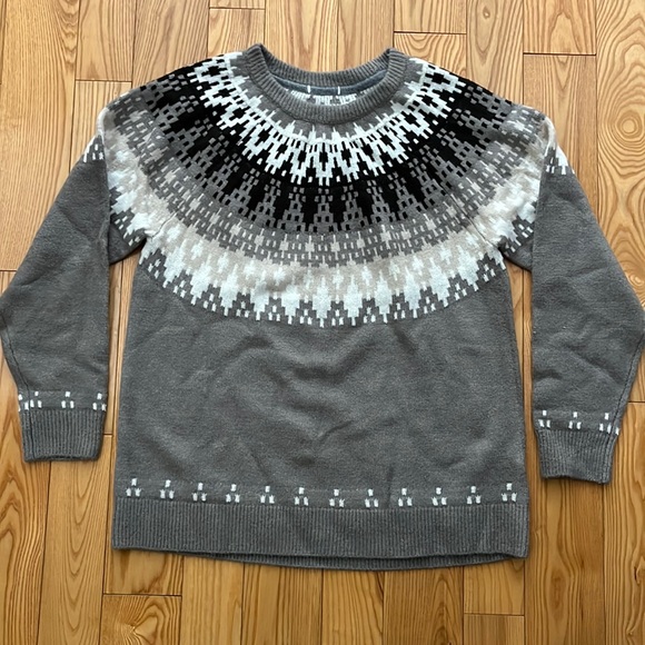 Patterned Grey Sweater - Picture 1 of 4